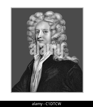 Joseph Addison 1672 1719 Inglese poeta Essaysist più illustrazione da una incisione Foto Stock