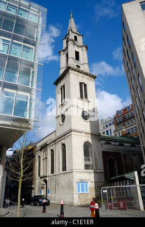 Saint Vedast-alias-Promuovere la Chiesa nel promuovere Lane nella città di Londra - Inghilterra Foto Stock