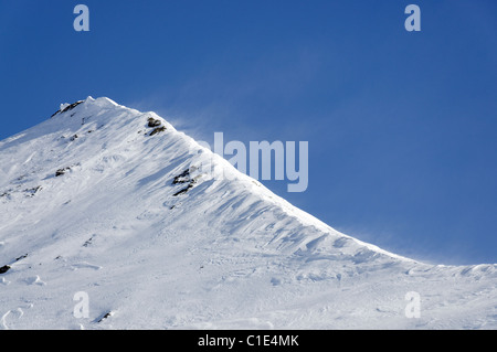 Bellissimo scenario di montagna nelle Alpi Silvretta, Austria. Foto Stock