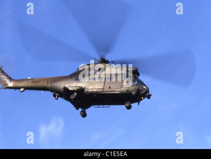 Egli Puma HC1 prima è entrato in servizio nel 1971, e la RAF attualmente dispone di una flotta di 33 velivoli disponibili al front-line Support Foto Stock