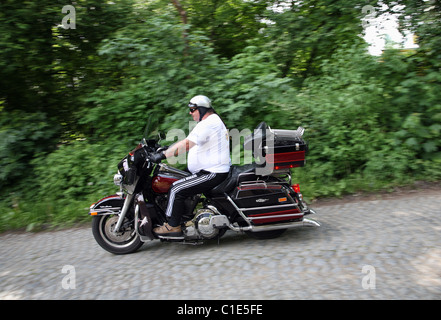 Gli stati di nomadi Bohemia Moto Club, Marianske Lazne Repubblica Ceca Foto Stock