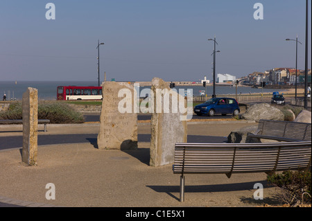 Margate lungomare con Turner Galleria d'arte contemporanea in background Foto Stock