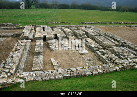 North Leigh Villa Romana rovine Foto Stock