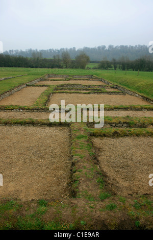 North Leigh Villa Romana rovine Foto Stock