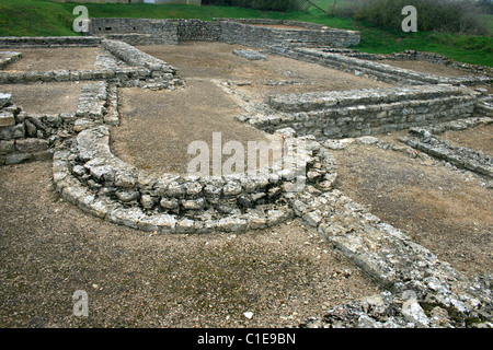 North Leigh Villa Romana rovine Foto Stock