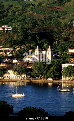 Il Brasile, Bahia, città di Cachoeira sul fiume Paraguaçu Foto Stock