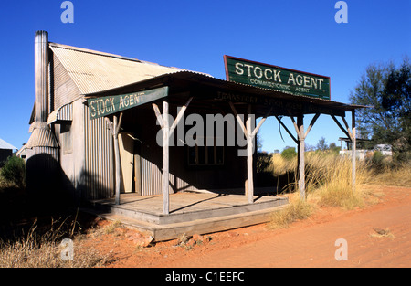 Australia, Territorio del Nord, Ooraminna Bush Camp, il villaggio di Junction Hotel Foto Stock