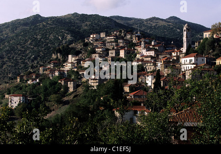 La Grecia, Peloponneso, Arkadia regione, Dimitsana's Village Foto Stock