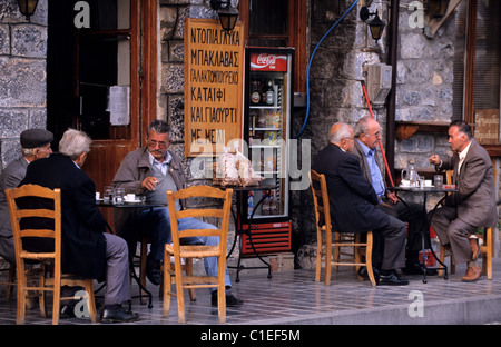 La Grecia, Peloponneso, Arkadia regione, Lagadia's Village Foto Stock