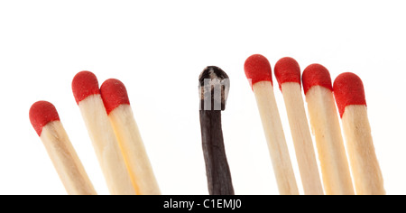 Foto rappresentativa di bullismo, geek, e parità Foto Stock