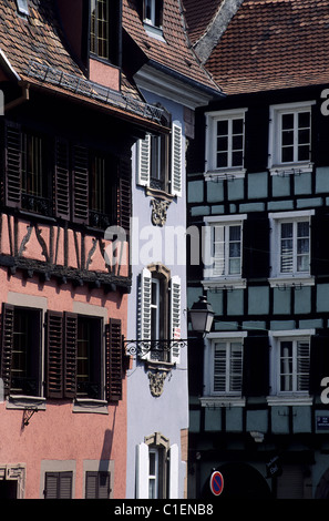 Francia, Bas Rhin, Selestat, graticcio house Foto Stock