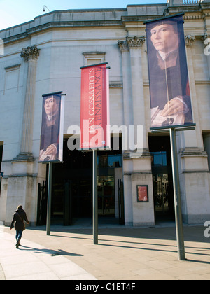 L'ala Sainsbury della National Gallery Trafalgar Square Londra UK Regno Unito GB Foto Stock