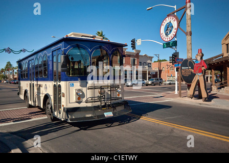 Carrello alla Città Vecchia di Scottsdale, Arizona, Stati Uniti d'America Foto Stock