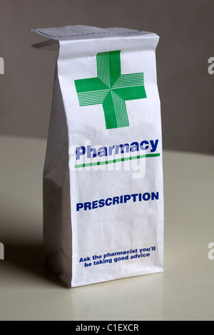 Prescrizione medica il pacchetto Foto Stock