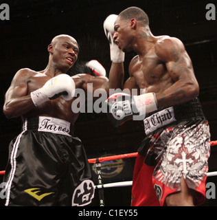 Chad Dawson mantiene la sua luce heavyweigh IBF/IBO titolo sconfiggendo il Magic Man Antonio Tarver in una decisione unanime Las Foto Stock