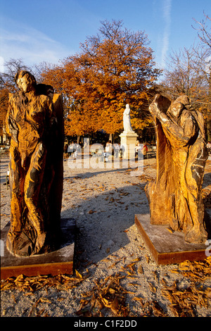 Francia, Parigi, i giardini di Lussemburgo in automn Foto Stock