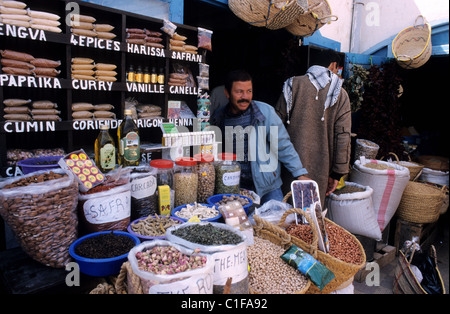 La Tunisia, l'isola di Djerba, Houmt Souk, mercato Foto Stock