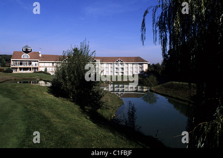 Francia, valle di Oise, hotel del campo da golf di Mont Griffon Foto Stock