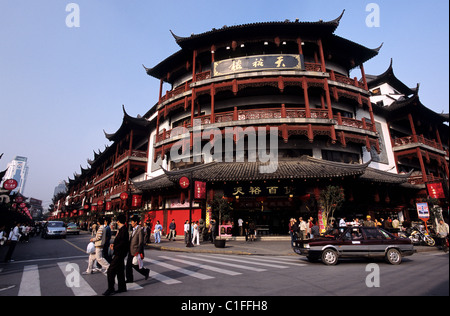 Cina, Shanghai, Nanshi vecchio distretto Foto Stock