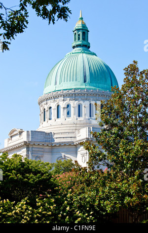 US Naval Academy Cappella, Annapolis, Maryland Foto Stock