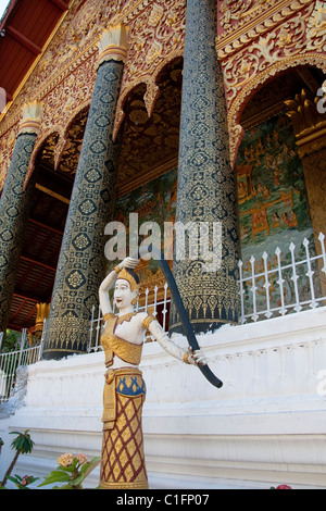 Buddista di Wat Mahathat (tempio) in Luang Prabang Foto Stock