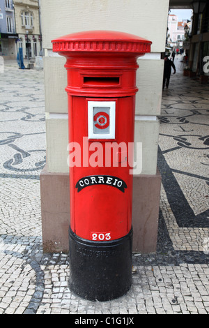Il Portogallo Correio post casella posta nella città di Lisbona Foto stock  - Alamy