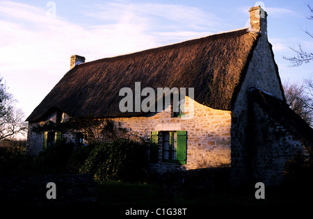 Francia, Loire Atlantique, Briere parco naturale regionale, l'Auberge de Kerhinet Foto Stock