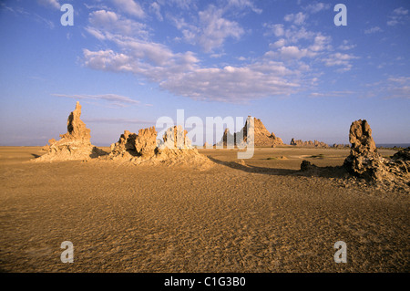 Repubblica di Gibuti, lago di Abbe Foto Stock