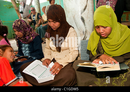 Shiek Hassan Aly scuola coranica a Luxor, Egitto Foto Stock