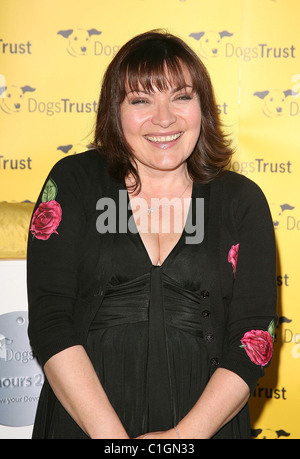 Lorraine Kelly i cani successi di Trust 2009 tenutasi a Hurlingham Club di Londra - Inghilterra - 19.05.09 Foto Stock