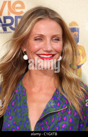 Cameron Diaz 2009 MTV Movie Awards tenutosi presso l'Anfiteatro Gibson - Gli arrivi di Los Angeles, California - 31.05.09 Nikki Nelson / Foto Stock