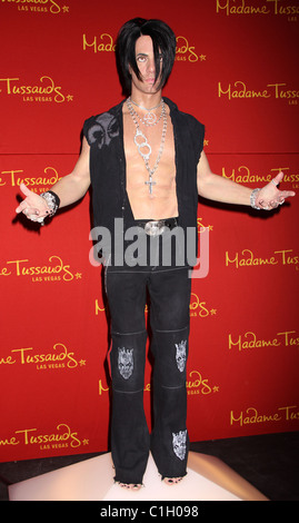 Criss Angel ha il suo waxwork figura svelata al Madame Tussauds al veneziani Hotel e Casinò di Las Vegas, Nevada- 21.05.09 Foto Stock