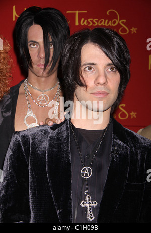 Criss Angel ha il suo waxwork figura svelata al Madame Tussauds al veneziani Hotel e Casinò di Las Vegas, Nevada- 21.05.09 Foto Stock