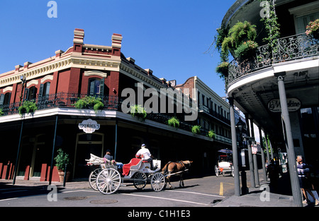 Stati Uniti, Louisiana, New Orleans French Quarter Foto Stock