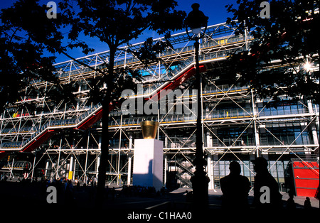 Francia, Parigi, Beaubourg, Centro Georges Pompidou (Museo di arte moderna) Foto Stock