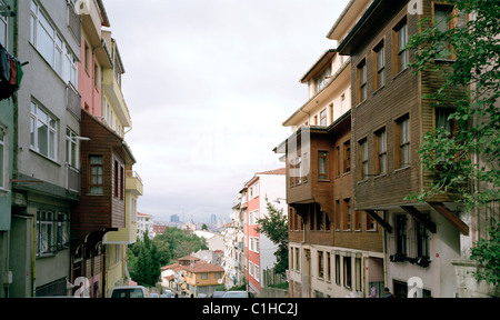 Fotografia di viaggio - Scene di strada del distretto di Uskudar ad Istanbul in Turchia in Medio Oriente asiatico. Foto Stock