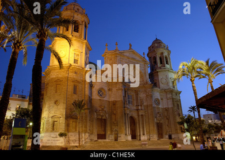 Spagna, Andalusia Cadiz, la cattedrale Foto Stock