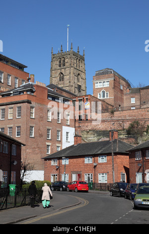 Cliff Road, Nottingham, Inghilterra, Regno Unito Foto Stock