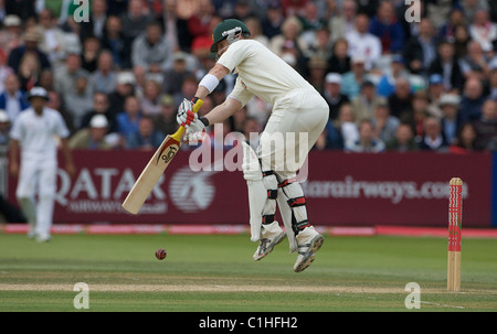 Brad Haddin batting durante l'Inghilterra V Australia ceneri serie di prova al Signore, Londra, Inghilterra. Foto Stock