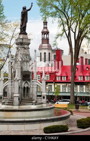 Monumento di fede - Quebec City, in Canada Foto Stock