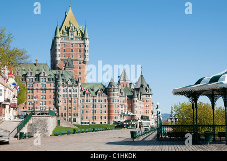 Fairmont Chateau Frontenac a Quebec City, in Canada Foto Stock