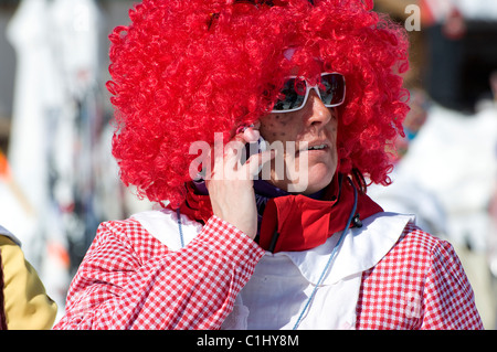 Sestriere, Italia Foto Stock