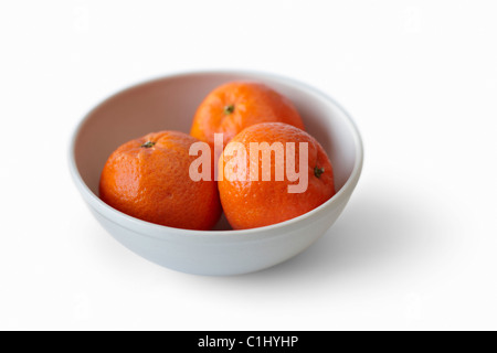Le clementine in vaso Foto Stock