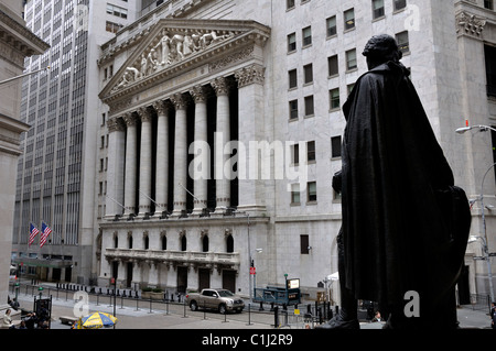 La Borsa di New York City Foto Stock