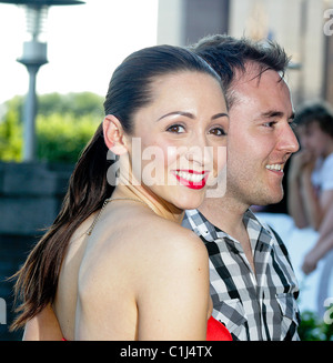 Lucy-Jo Hudson e Alan Halsall UK premiere di 'cercando Eric" tenutasi presso Vue - Arrivi Manchester, Inghilterra - 01.06.09 Sakura/ Foto Stock