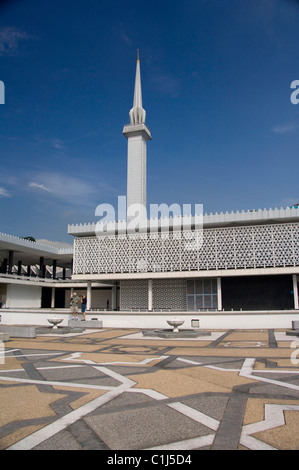 Malaysia, Stato di Selangor, Kuala Lumpur. La Moschea Nazionale della Malesia. Foto Stock