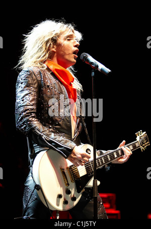 Justin Hawkins Childline rocce all'O2 Indigo - Live - Londra, Inghilterra - 01.06.09 Foto Stock