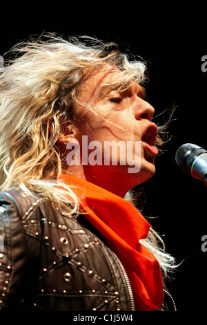 Justin Hawkins Childline rocce all'O2 Indigo - Live - Londra, Inghilterra - 01.06.09 Foto Stock