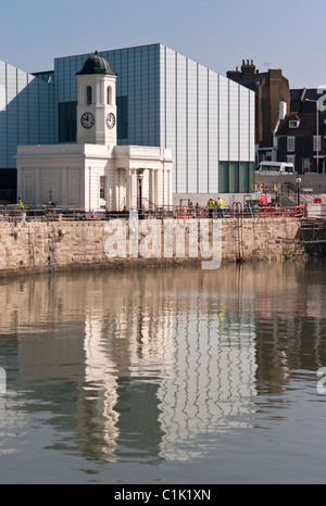 Turner il centro di arte contemporanea, in costruzione, Margate, Kent, Regno Unito Foto Stock