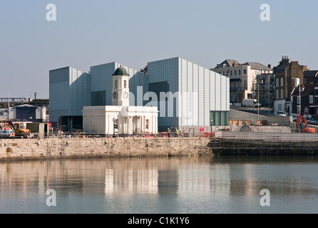 Turner il centro di arte contemporanea, in costruzione, Margate, Kent, Regno Unito Foto Stock